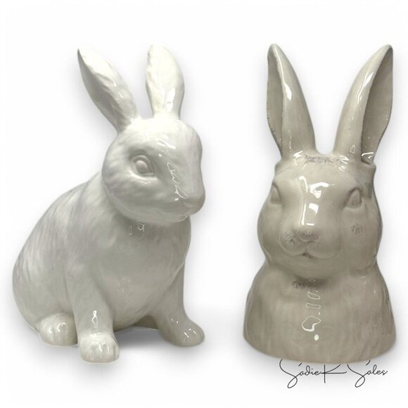 Threshold Easter Bunny Ceramic Vase‎ Target - Picture 5 of 8